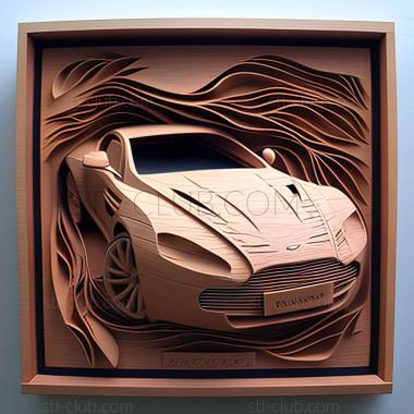 3D мадэль Aston Martin Vantage 2005 (STL)